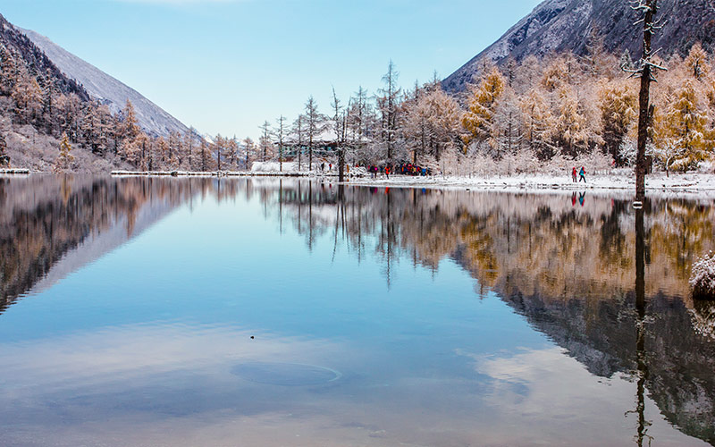 畢棚溝風(fēng)景區(qū)，自然之韻，人間仙境，畢棚溝風(fēng)景區(qū)，自然仙境之韻